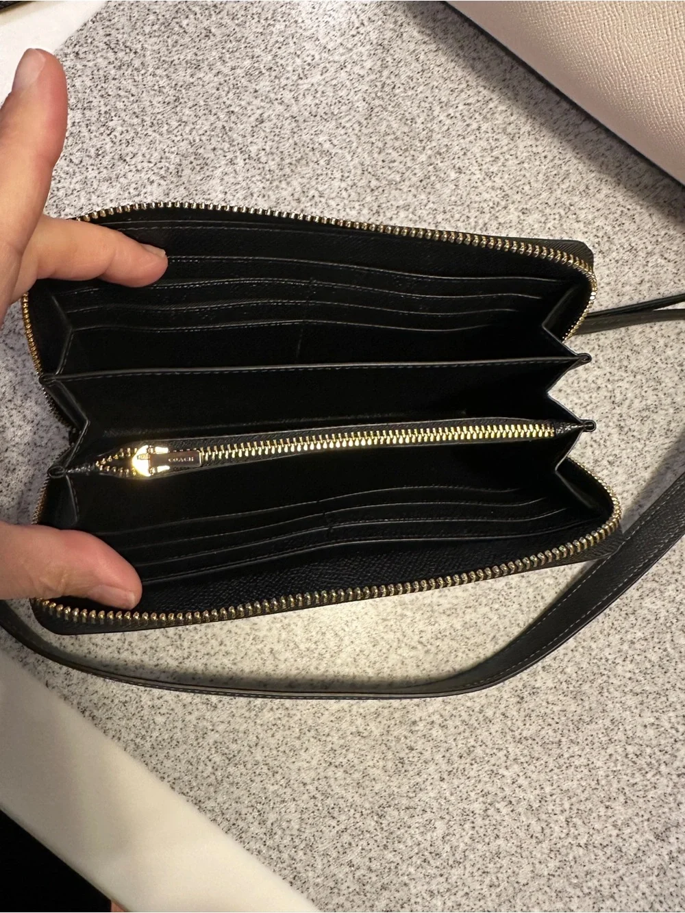 Coach compact satchel
